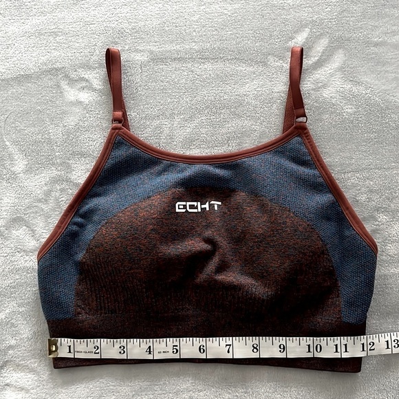 Echt Arise Key Sportsbra Navy and Dark Red Size L - Picture 14 of 16